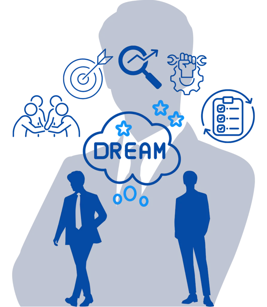 SEO strategy planning with goals, analytics and business growth vision